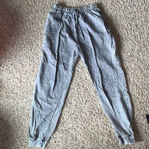 Gray joggers